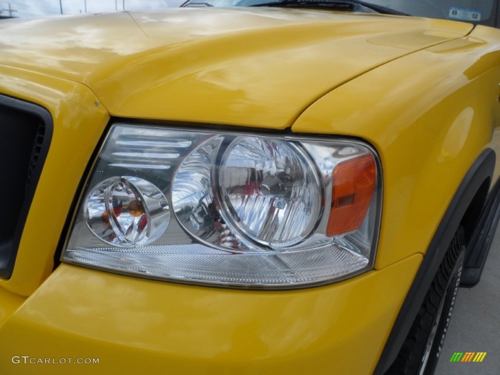 2004 F150 FX4 SuperCab 4x4 - Blazing Yellow / Black/Medium Flint photo #10