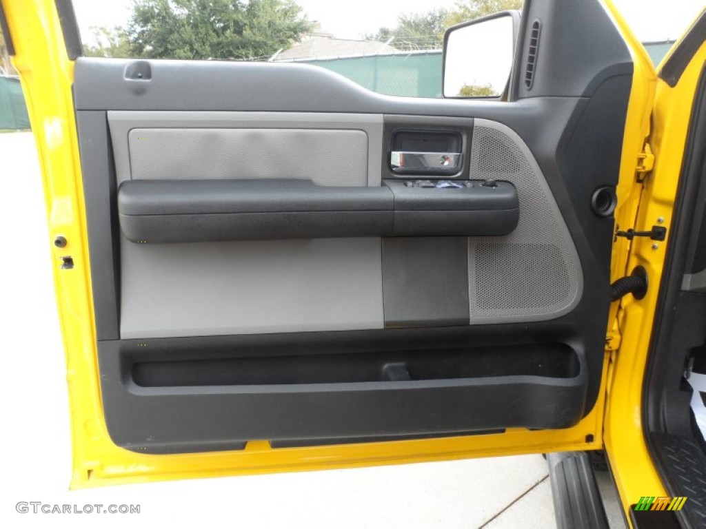 2004 F150 FX4 SuperCab 4x4 - Blazing Yellow / Black/Medium Flint photo #36