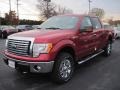 2011 Red Candy Metallic Ford F150 XLT SuperCrew 4x4  photo #3