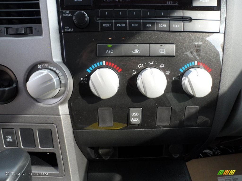 2012 Toyota Tundra SR5 TRD Double Cab Controls Photo #56521885