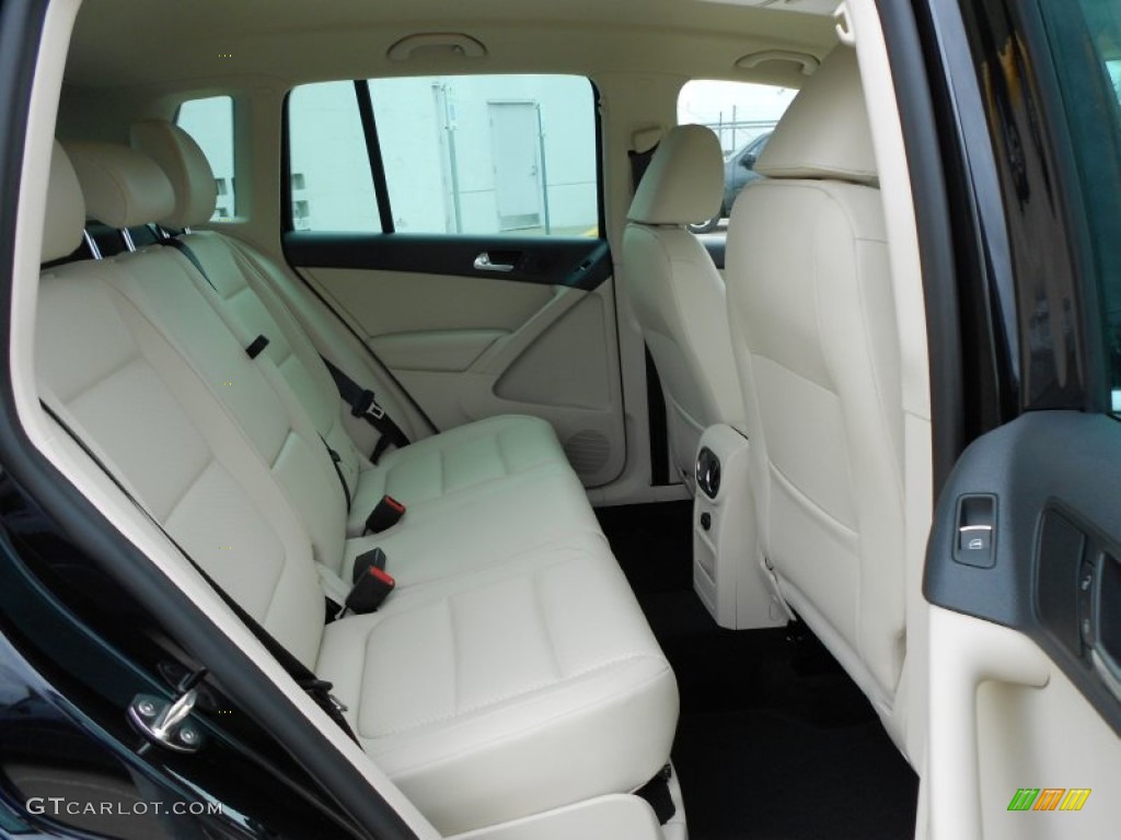 2012 Tiguan SE - Deep Black Metallic / Beige photo #14