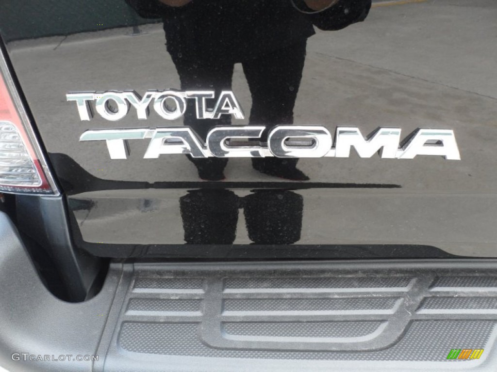 2012 Tacoma V6 TRD Double Cab 4x4 - Black / Graphite photo #15