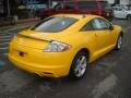 2009 Solar Satin Yellow Mitsubishi Eclipse GS Coupe  photo #3