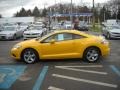 2009 Solar Satin Yellow Mitsubishi Eclipse GS Coupe  photo #6