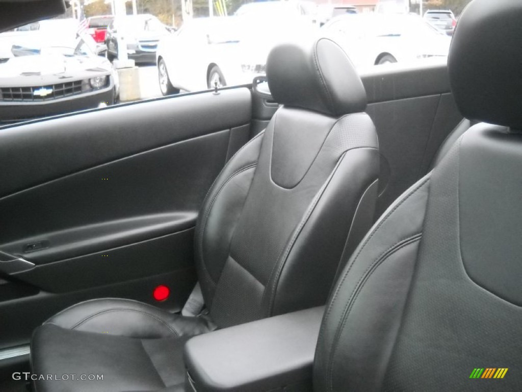 Ebony Interior 2007 Pontiac G6 GT Convertible Photo #56524951