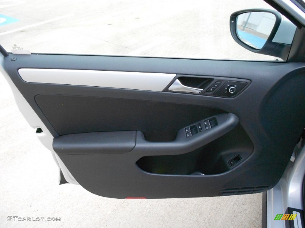 2012 Volkswagen Jetta GLI Titan Black Door Panel Photo #56525557