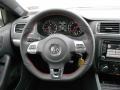 GLI Black Leather Wrapped Steering Wheel