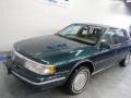 1992 Deep Jewel Green Metallic Lincoln Continental Executive  photo #2