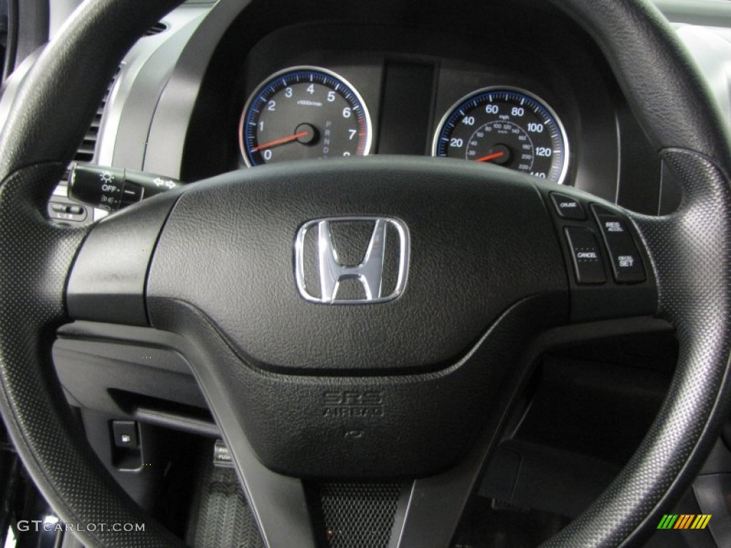2008 CR-V LX 4WD - Nighthawk Black Pearl / Black photo #8