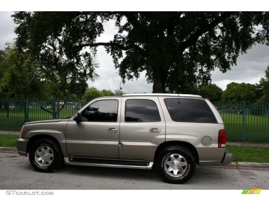 Silver Sand 2002 Cadillac Escalade Standard Escalade Model Exterior Photo #56527720
