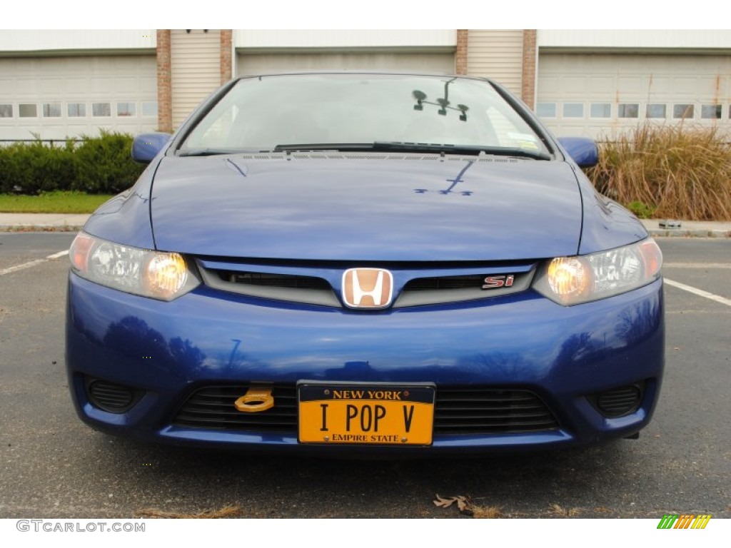 2008 Civic Si Coupe - Fiji Blue Pearl / Black photo #2