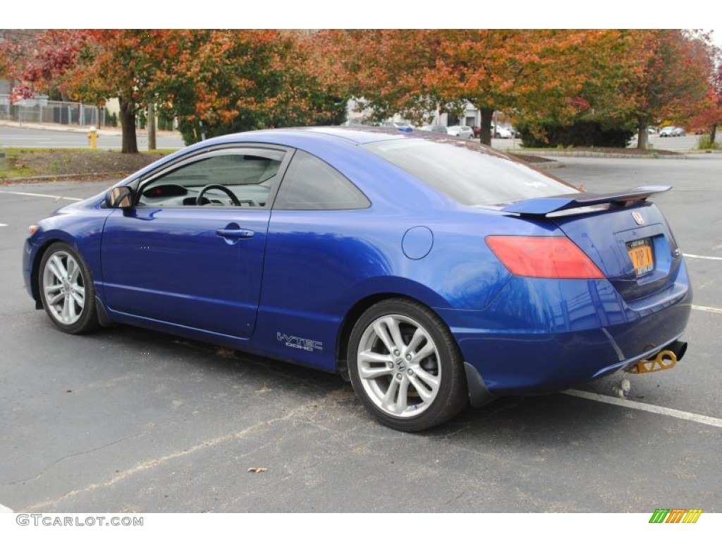 2008 Civic Si Coupe - Fiji Blue Pearl / Black photo #4