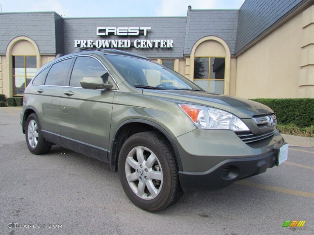 2008 CR-V EX-L - Green Tea Metallic / Ivory photo #5