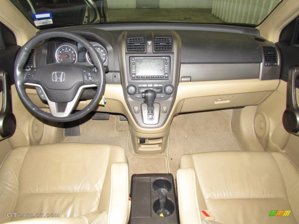 2008 CR-V EX-L - Green Tea Metallic / Ivory photo #13