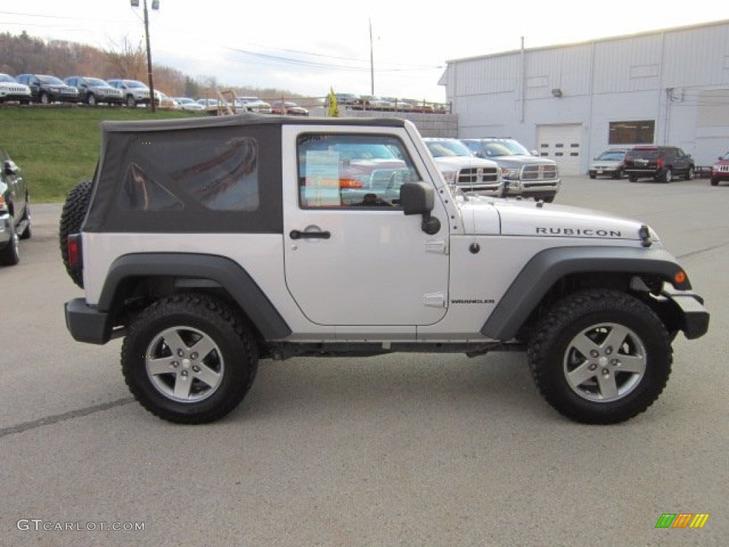 2010 Wrangler Rubicon 4x4 - Bright Silver Metallic / Dark Slate Gray/Medium Slate Gray photo #6