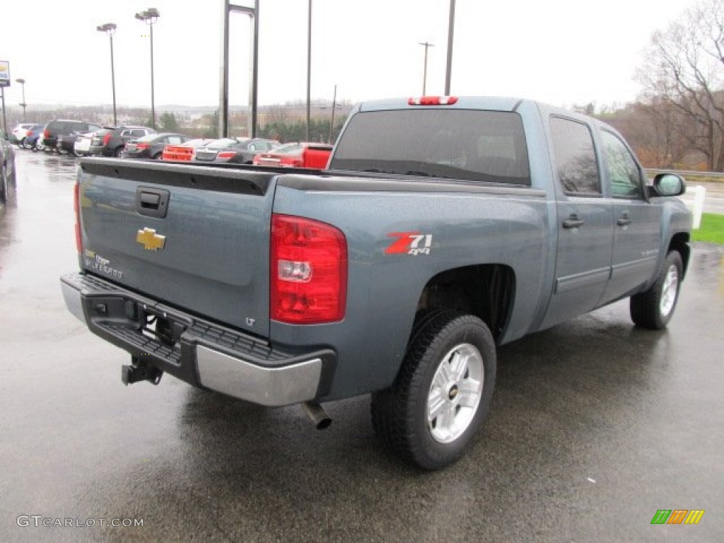 2009 Silverado 1500 LT Z71 Crew Cab 4x4 - Blue Granite Metallic / Ebony photo #10
