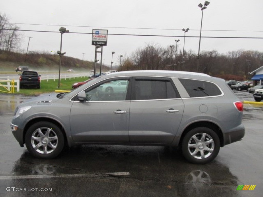 2008 Enclave CXL AWD - Blue Gold Crystal Metallic / Ebony/Ebony photo #6