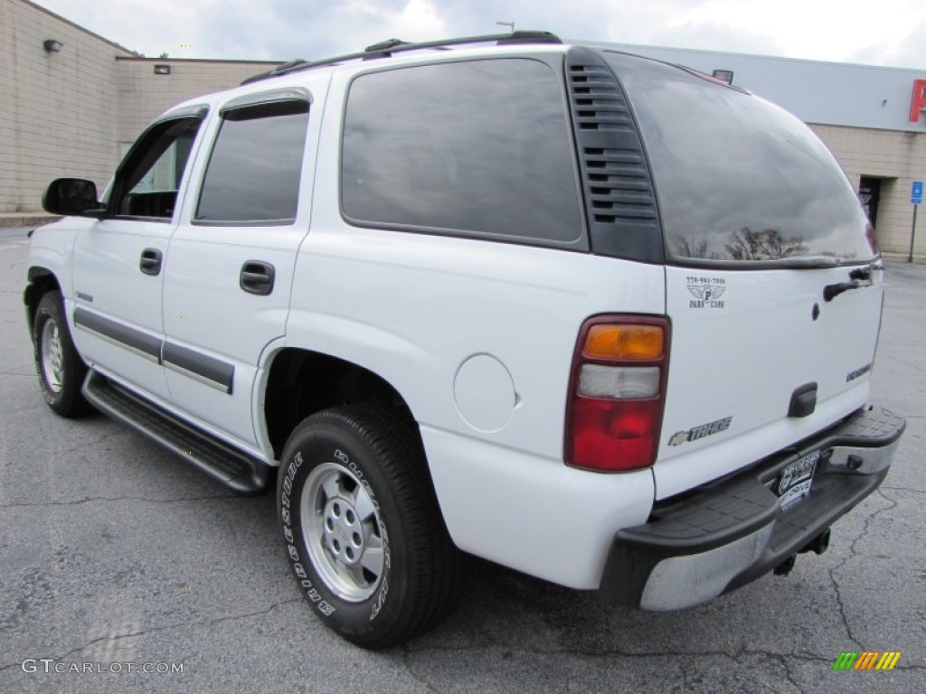 2003 Tahoe LS - Summit White / Gray/Dark Charcoal photo #2