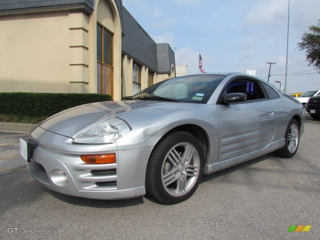 2004 Eclipse GT Coupe - Sterling Silver Metallic / Midnight photo #7