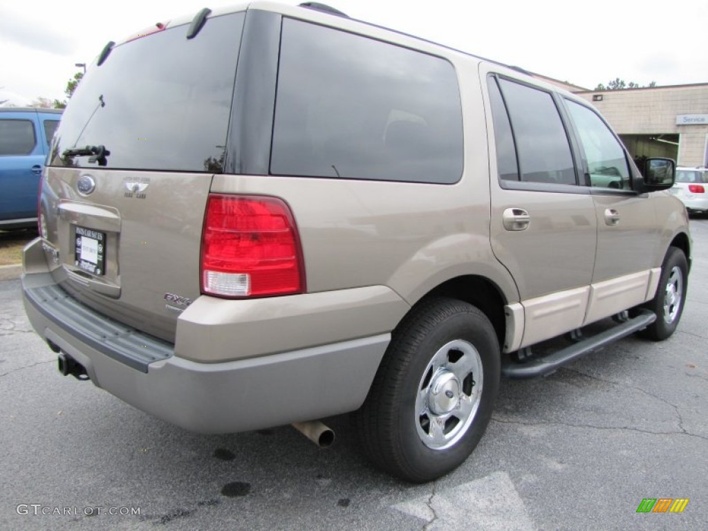 2003 Expedition XLT 4x4 - Arizona Beige Metallic / Medium Parchment photo #3