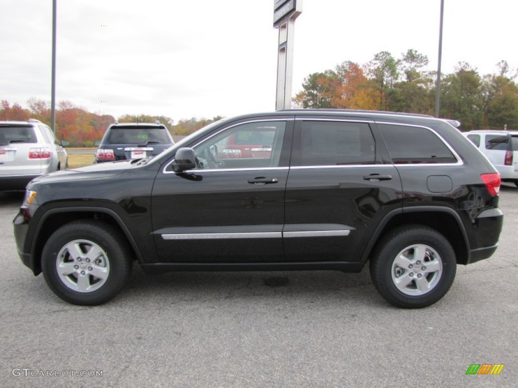 Brilliant Black Crystal Pearl 2012 Jeep Grand Cherokee Laredo Exterior Photo #56531392