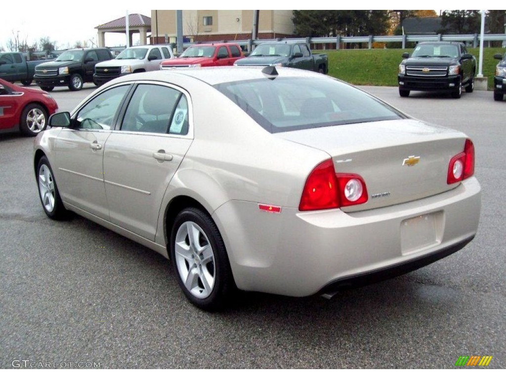 2012 Malibu LS - Gold Mist Metallic / Cocoa/Cashmere photo #2