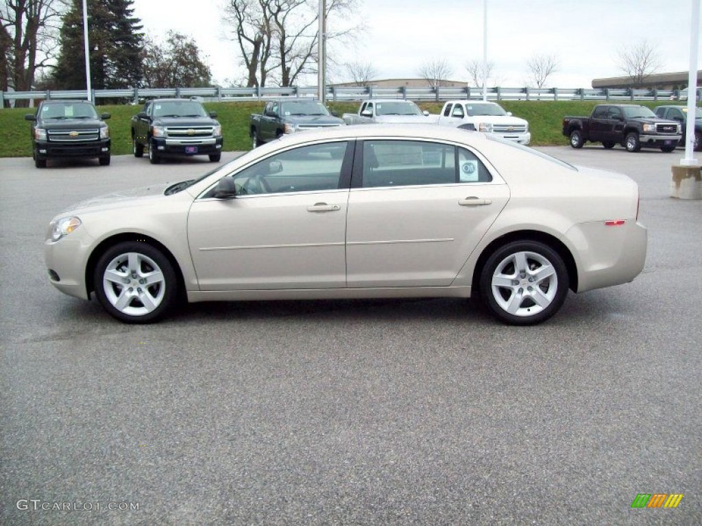 2012 Malibu LS - Gold Mist Metallic / Cocoa/Cashmere photo #12