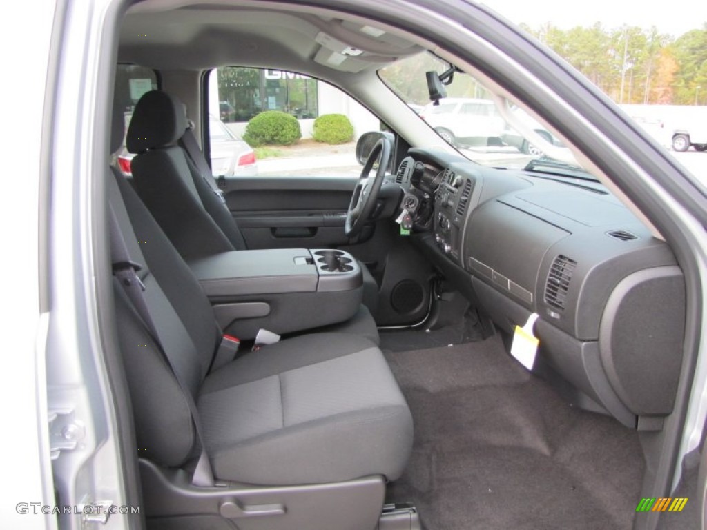 2012 Sierra 1500 SLE Crew Cab - Quicksilver Metallic / Ebony photo #14