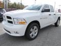 2012 Bright White Dodge Ram 1500 Express Quad Cab  photo #3