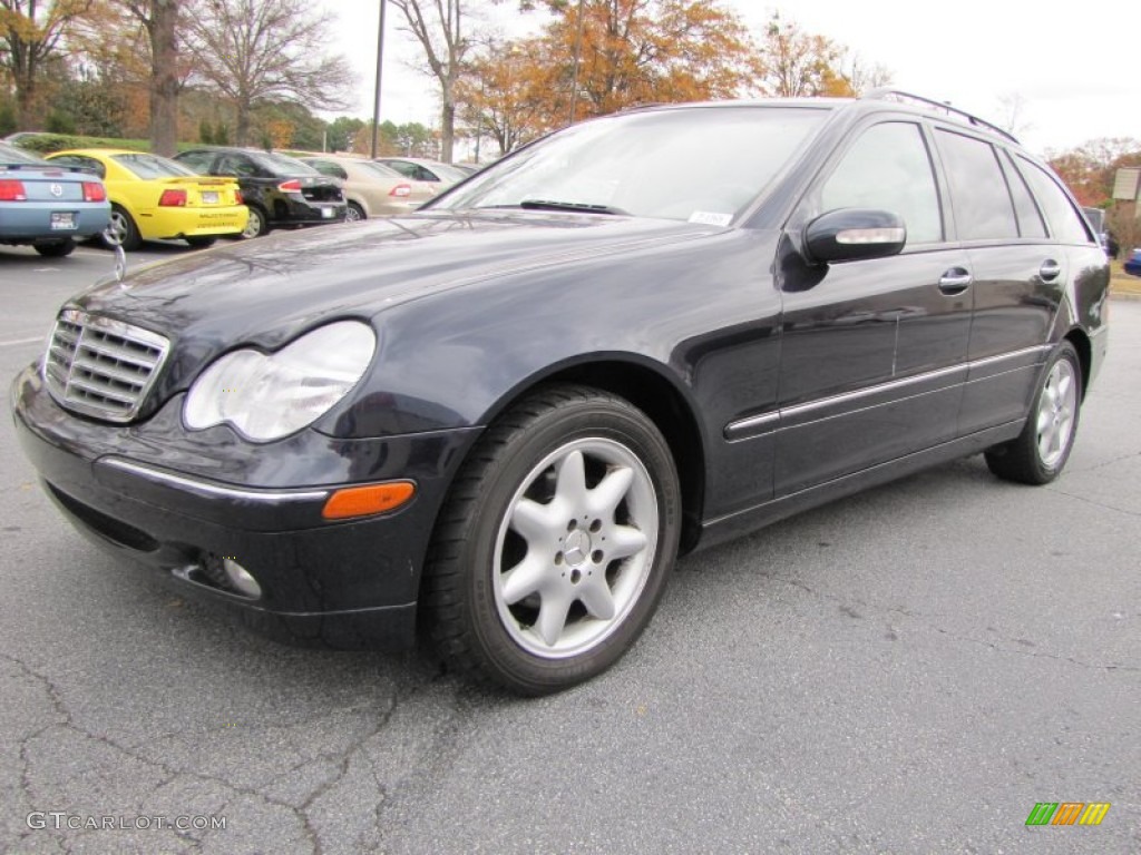 Monaco Blue Metallic 2004 Mercedes-Benz C 240 Wagon Exterior Photo #56532520