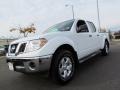 2011 Avalanche White Nissan Frontier SV Crew Cab 4x4  photo #1