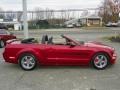 2008 Dark Candy Apple Red Ford Mustang GT/CS California Special Convertible  photo #25