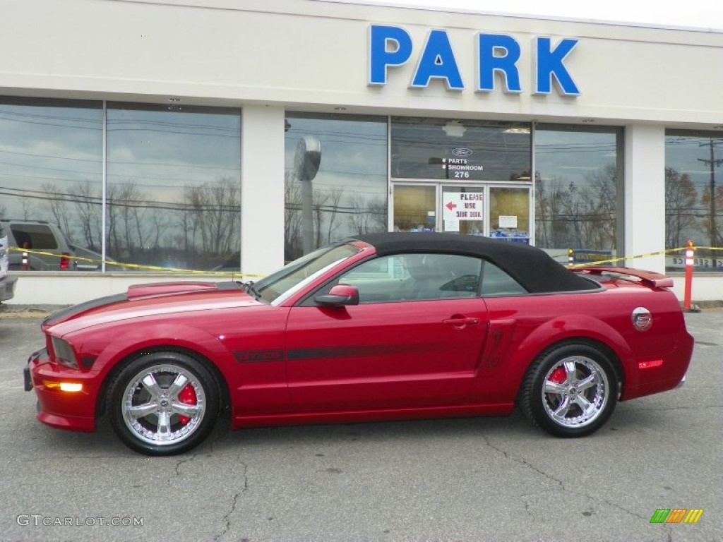 2008 Mustang GT/CS California Special Convertible - Dark Candy Apple Red / Dark Charcoal/Medium Parchment photo #27