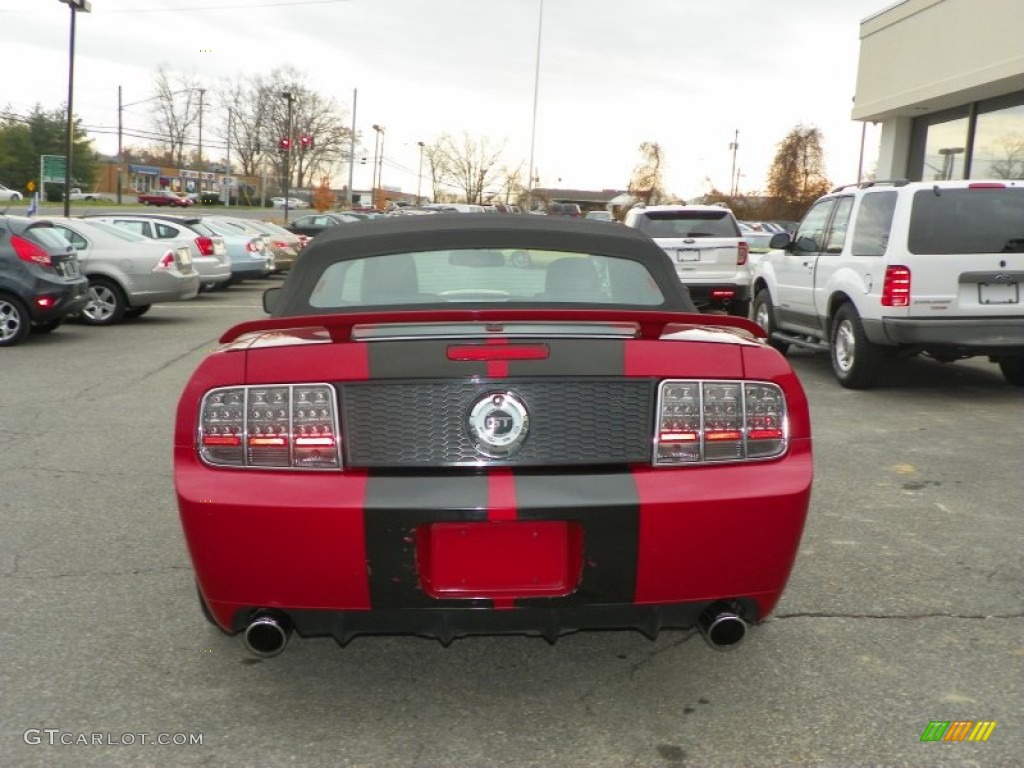 2008 Mustang GT/CS California Special Convertible - Dark Candy Apple Red / Dark Charcoal/Medium Parchment photo #29