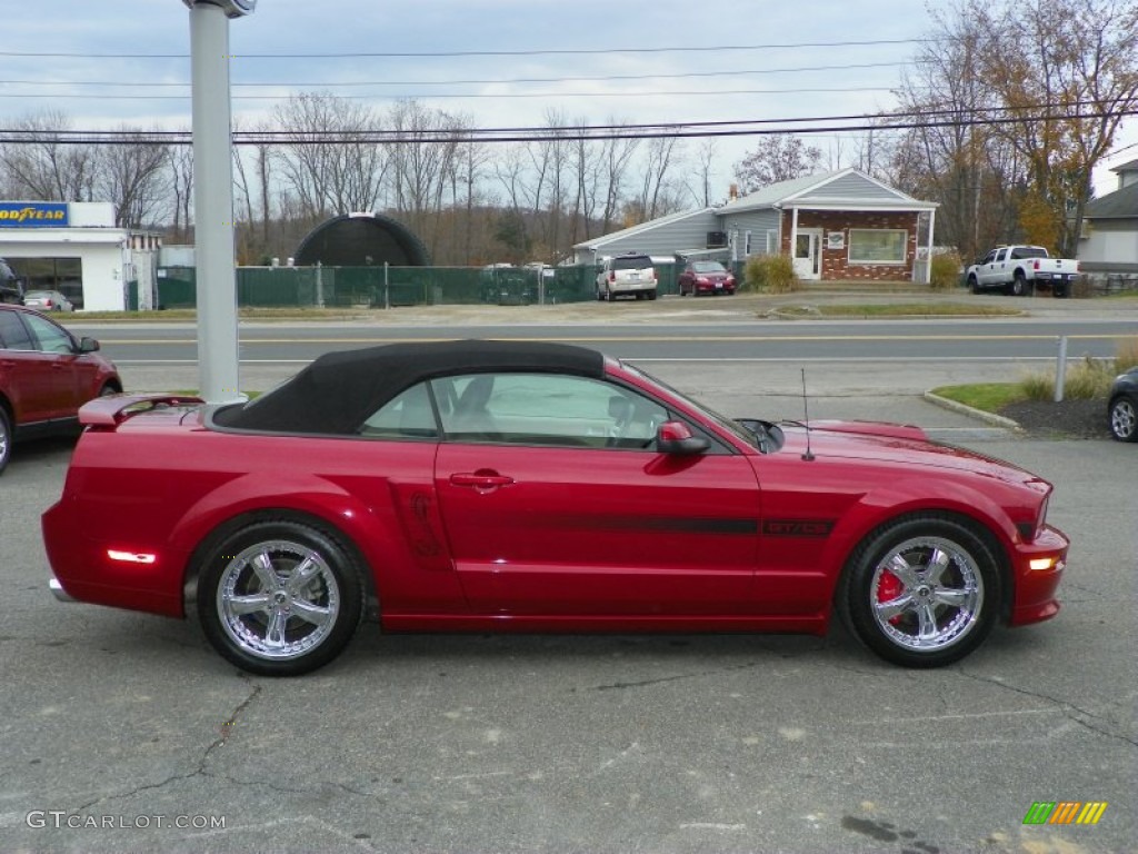 2008 Mustang GT/CS California Special Convertible - Dark Candy Apple Red / Dark Charcoal/Medium Parchment photo #30