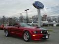 2008 Dark Candy Apple Red Ford Mustang GT/CS California Special Convertible  photo #36