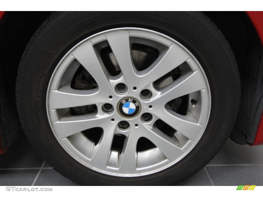 2006 3 Series 325i Sedan - Electric Red / Beige photo #5