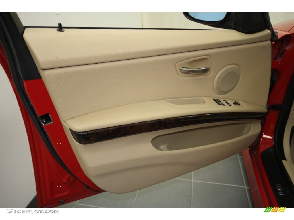 2006 3 Series 325i Sedan - Electric Red / Beige photo #27