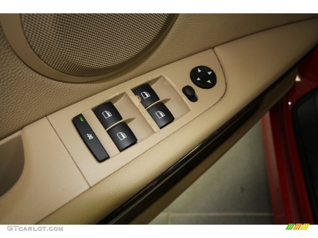 2006 3 Series 325i Sedan - Electric Red / Beige photo #28