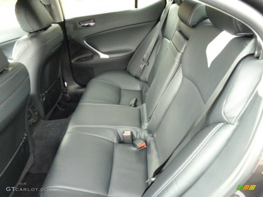Black Interior 2012 Lexus IS 250 AWD Photo #56533648