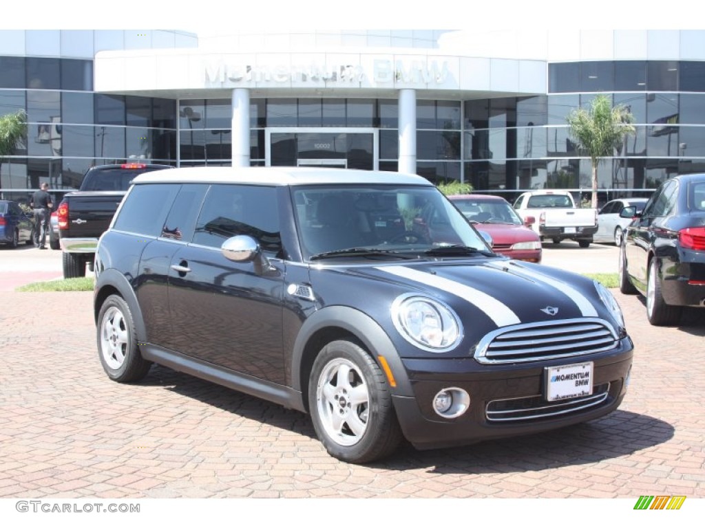 2009 Cooper Clubman - Astro Black Metallic / Black/Grey photo #1