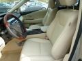  2012 RX 450h AWD Hybrid Parchment Interior