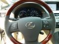 2012 Lexus RX Parchment Interior Steering Wheel Photo