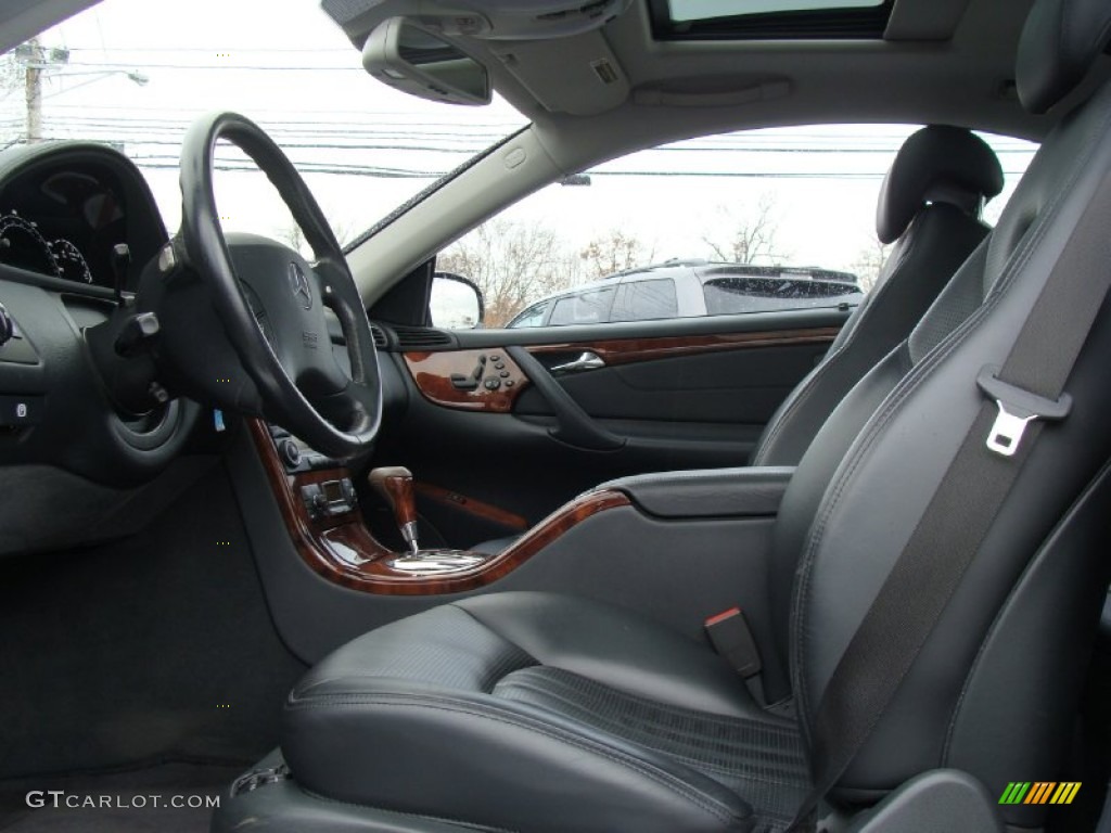 Black Interior 2005 Mercedes-Benz CL 55 AMG Photo #56534776