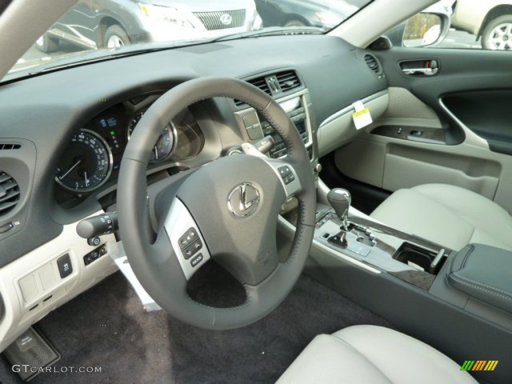 Ecru Interior 2012 Lexus IS 250 AWD Photo #56534899