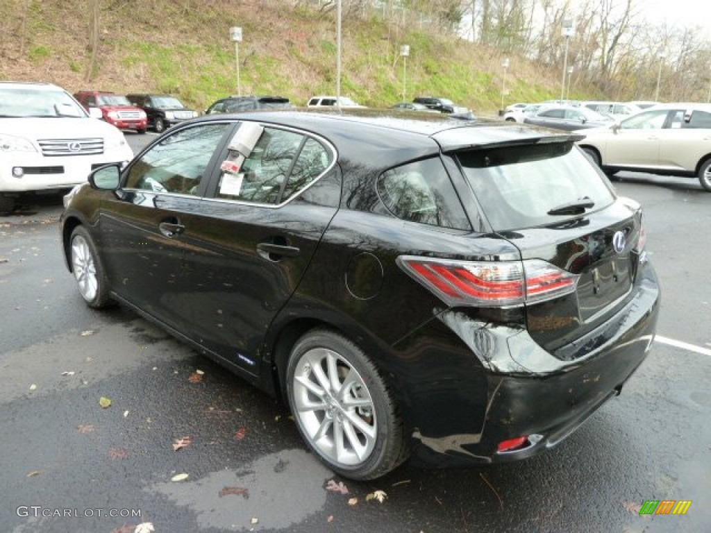 Obsidian Black 2012 Lexus CT 200h Hybrid Premium Exterior Photo #56534968