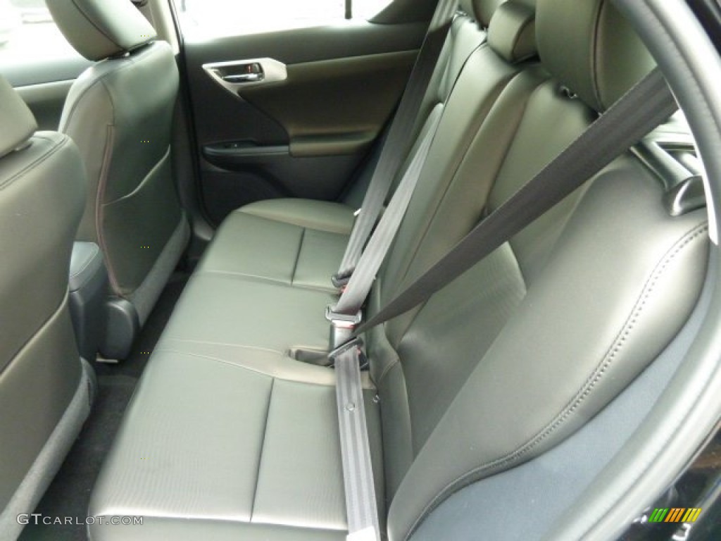 Black Interior 2012 Lexus CT 200h Hybrid Premium Photo #56535049