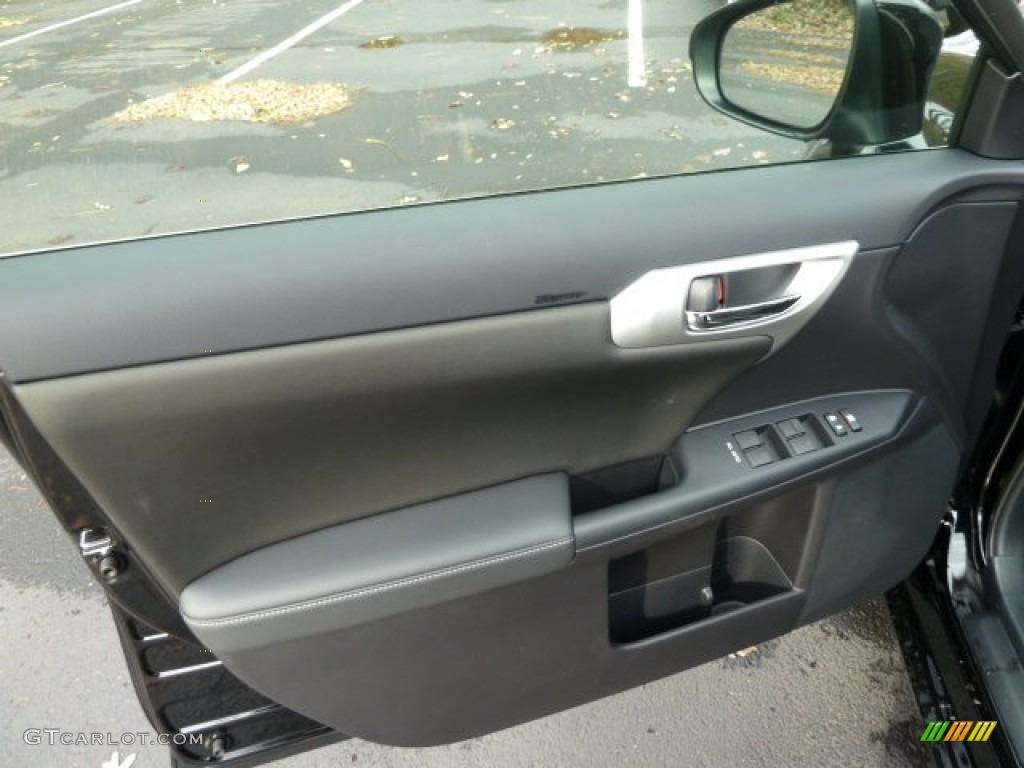 2012 Lexus CT 200h Hybrid Premium Black Door Panel Photo #56535069