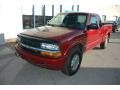 2000 Dark Cherry Red Metallic Chevrolet S10 Extended Cab 4x4  photo #3