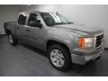 Steel Gray Metallic 2007 GMC Sierra 1500 SLE Crew Cab Exterior